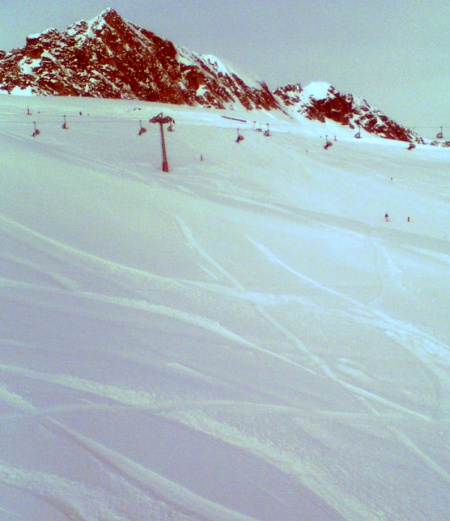 Tiefschnee am Kitzsteinhorn