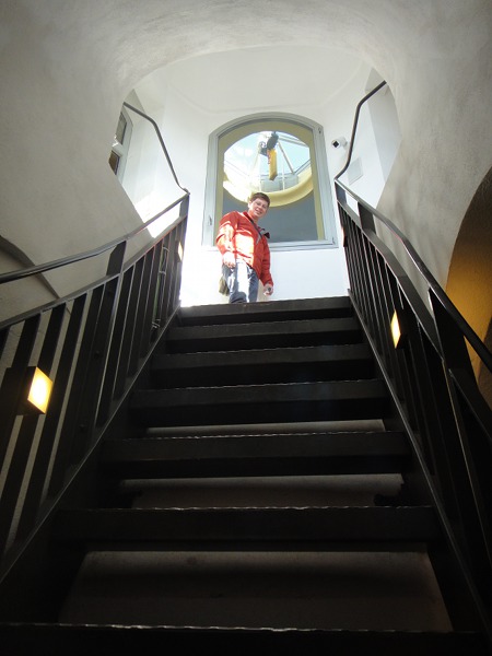 Treppe zur Laterne der Frauenkirche, Dresden