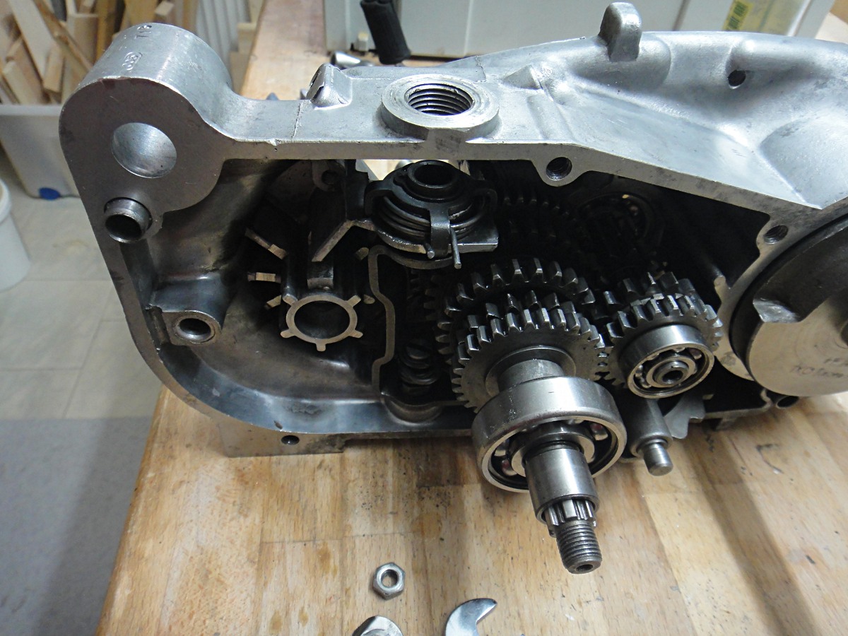 Getriebeseite Habicht-Motor (4-Gang)