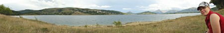 Lago di Campotosto, Abruzzen, Italien