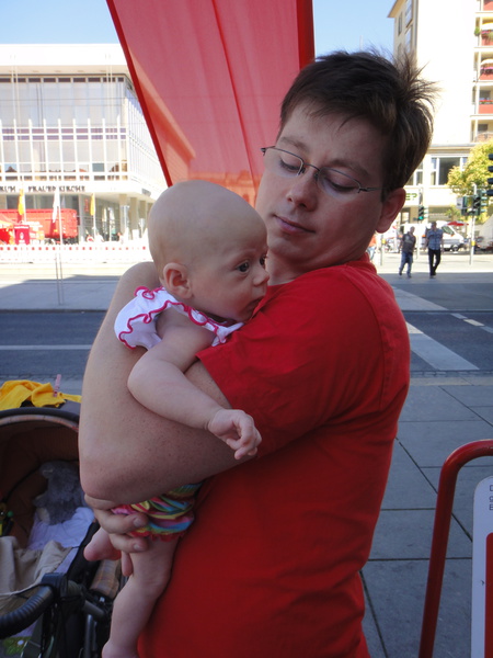 Alina auf dem Altmarkt