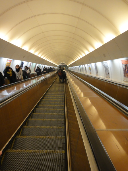 U-Bahn Rolltreppe, Prag