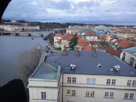 Brückenturm Karlsbrücke, Nordblick, Prag