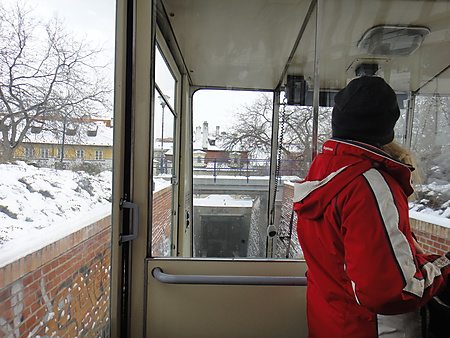 Standseilbahn auf den Petrin