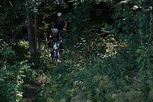 Schmaler Weg durch den Wald nach Jonsdorf