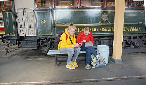 Wagen 88 von 1900 im Prager Straßenbahnmuseum