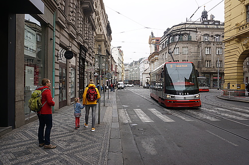 Strasse in Prag