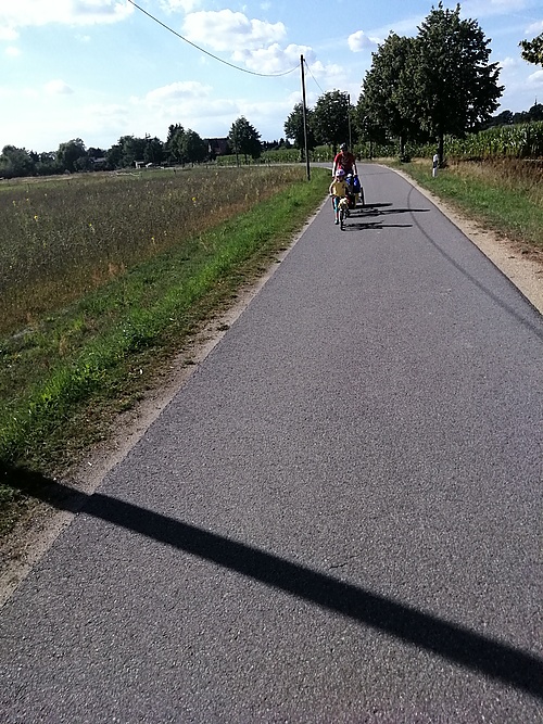 irgendwo auf der Straße bei Biehain