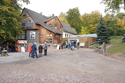 Eingang der Barbarossahöhle