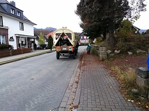 Kutschen im Wettlauf mit meinen Mädels zum Brockengipfel