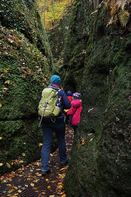 1. Engstelle in der Drachenschlucht