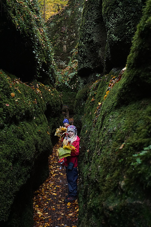 1. Engstelle in der Drachenschlucht