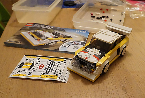 Lego Speed Champions 76897 Audi Sport Quattro S1 mit Stickerseuche