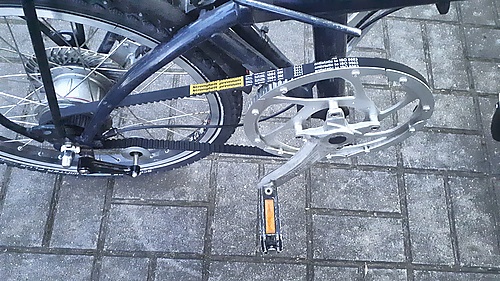 Bernds mit neuem Gummiriemen