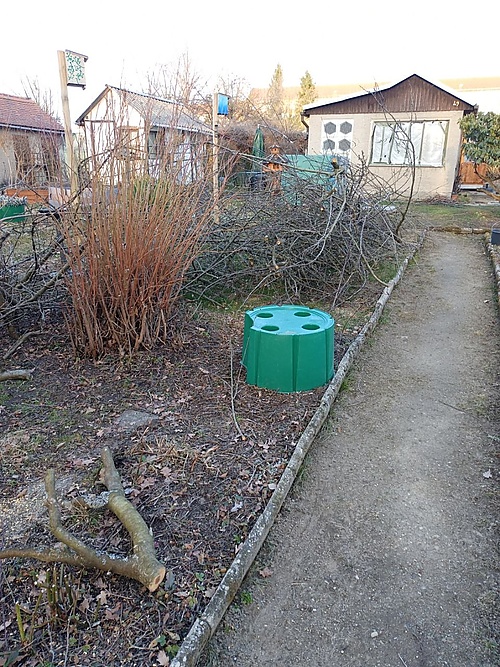 Grünschnitt im Garten